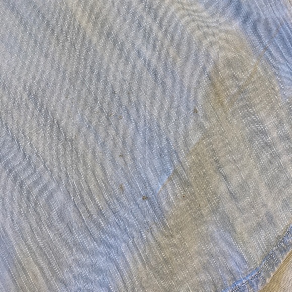 Orvis denim high-low shirt - Picture 7 of 8